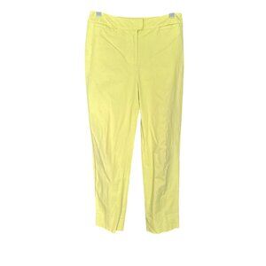 Piazza Sempione Brigitte P115 Yellow Cropped Pants Made In Italy